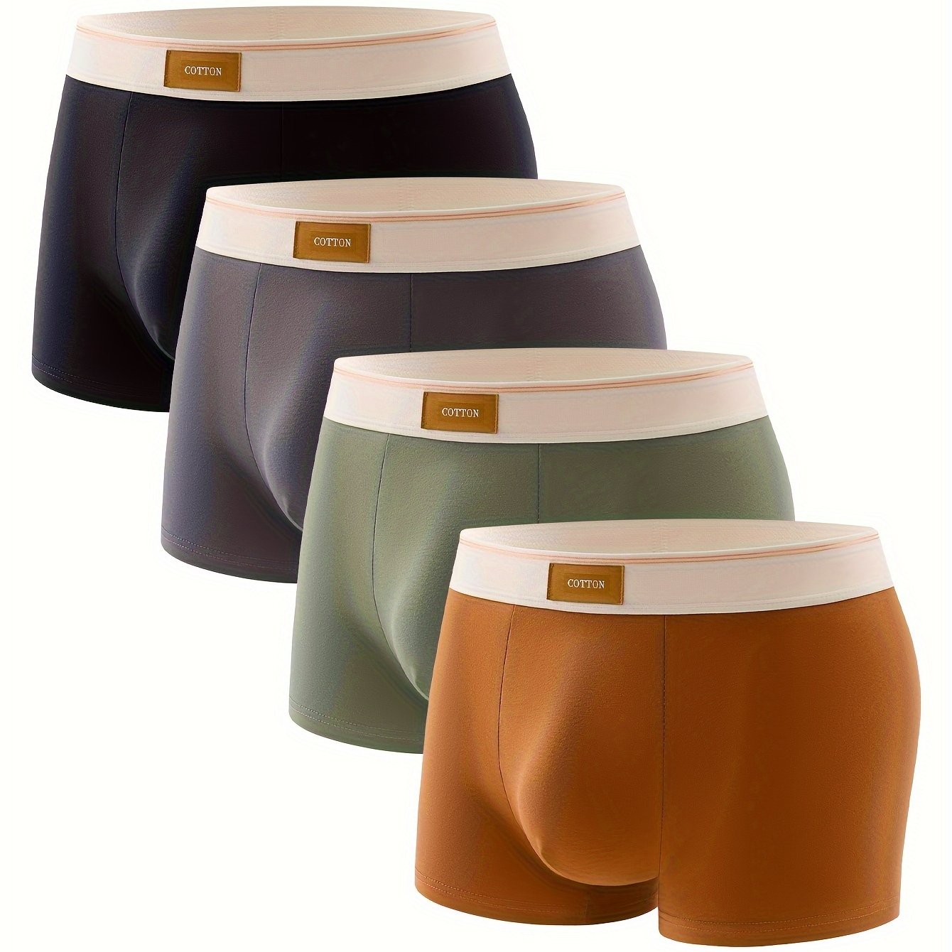 Comfortabele en ademende katoenen heren boxershorts 4-pack