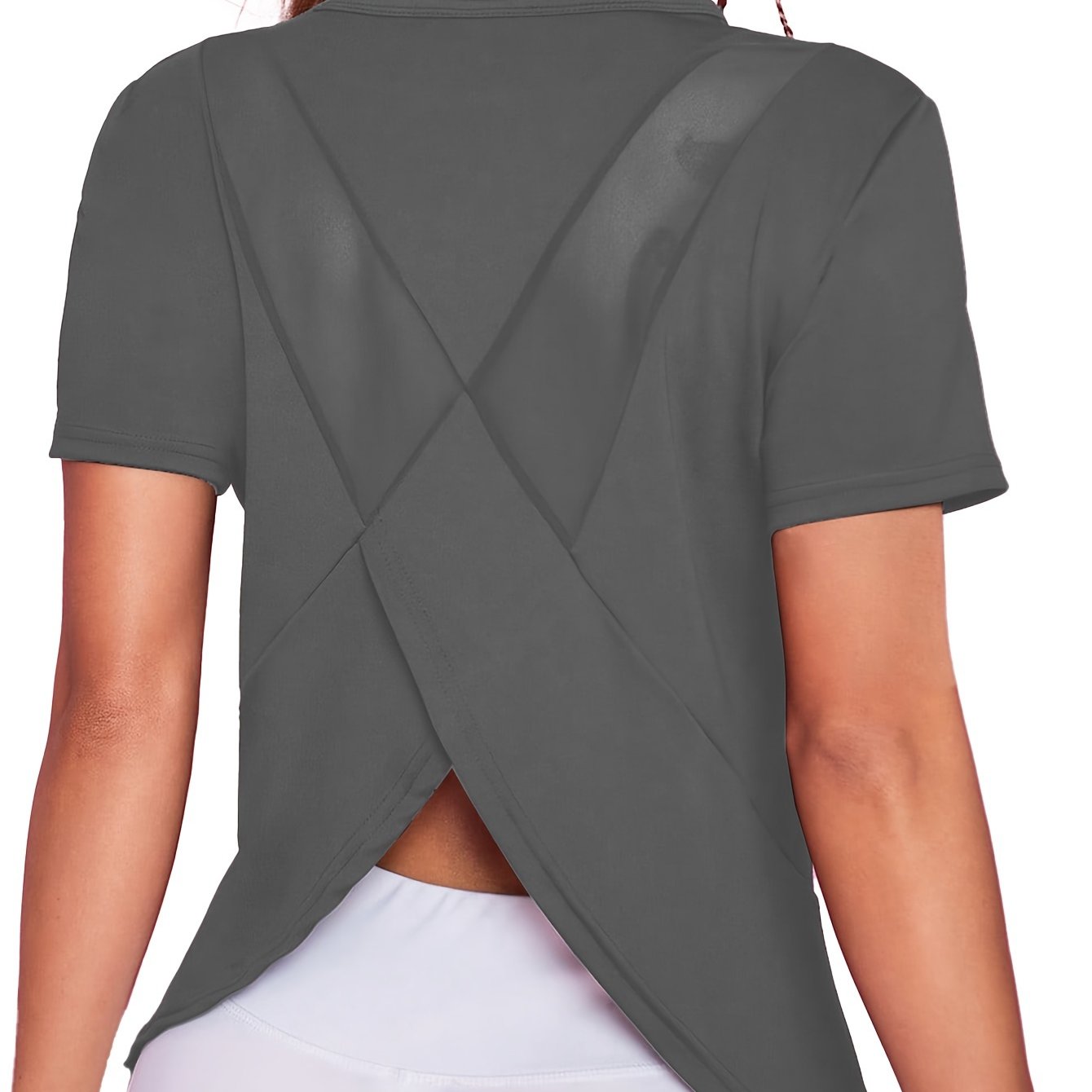 Ademend Dames Sportshirt | Sneldrogend met Mesh-Contrast | Shop Nu! afbeelding 11