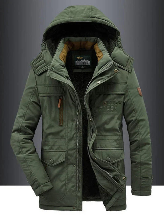 Stijlvolle en winddichte winterparka met fleece voor ultieme warmte afbeelding 14