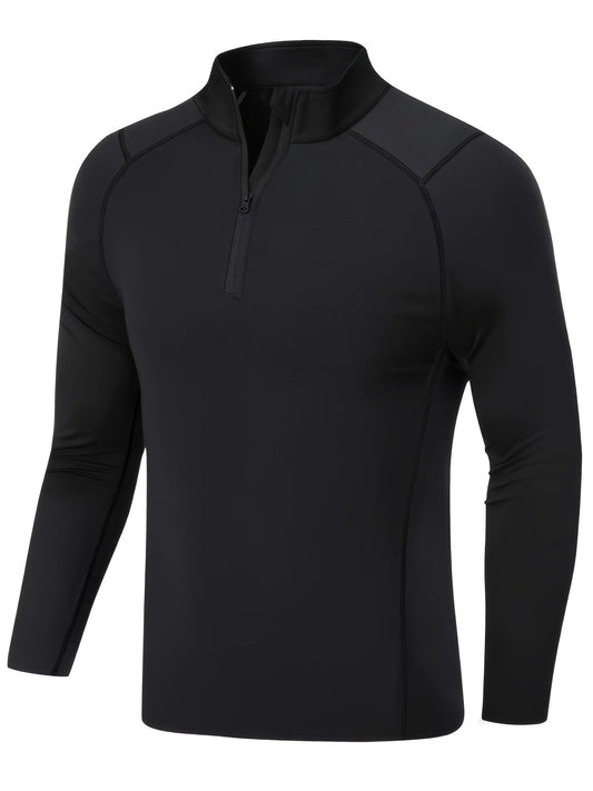 Stijlvol Heren Sportshirt met Lange Mouwen - Comfort en Flexibiliteit Farromode afbeelding 1