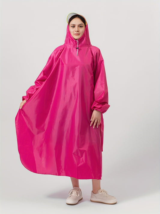 Stijlvolle regenponcho - ideaal voor heren en dames! Beschermt tegen regen en gemaakt van hoogwaardig materiaal. Perfect voor elk seizoen! afbeelding 1