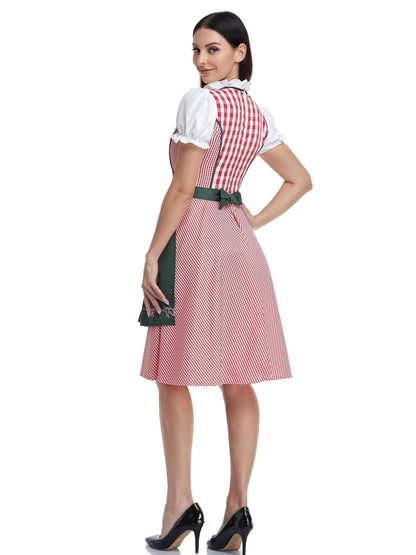 Beierse Dirndl jurk van kwaliteitskatoen - Voor een stijlvolle Oktoberfest look! afbeelding 5