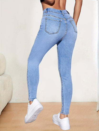 Hoge Taille Skinny Jeans | Slim Fit & Comfortabel | Shop Nu! afbeelding 4