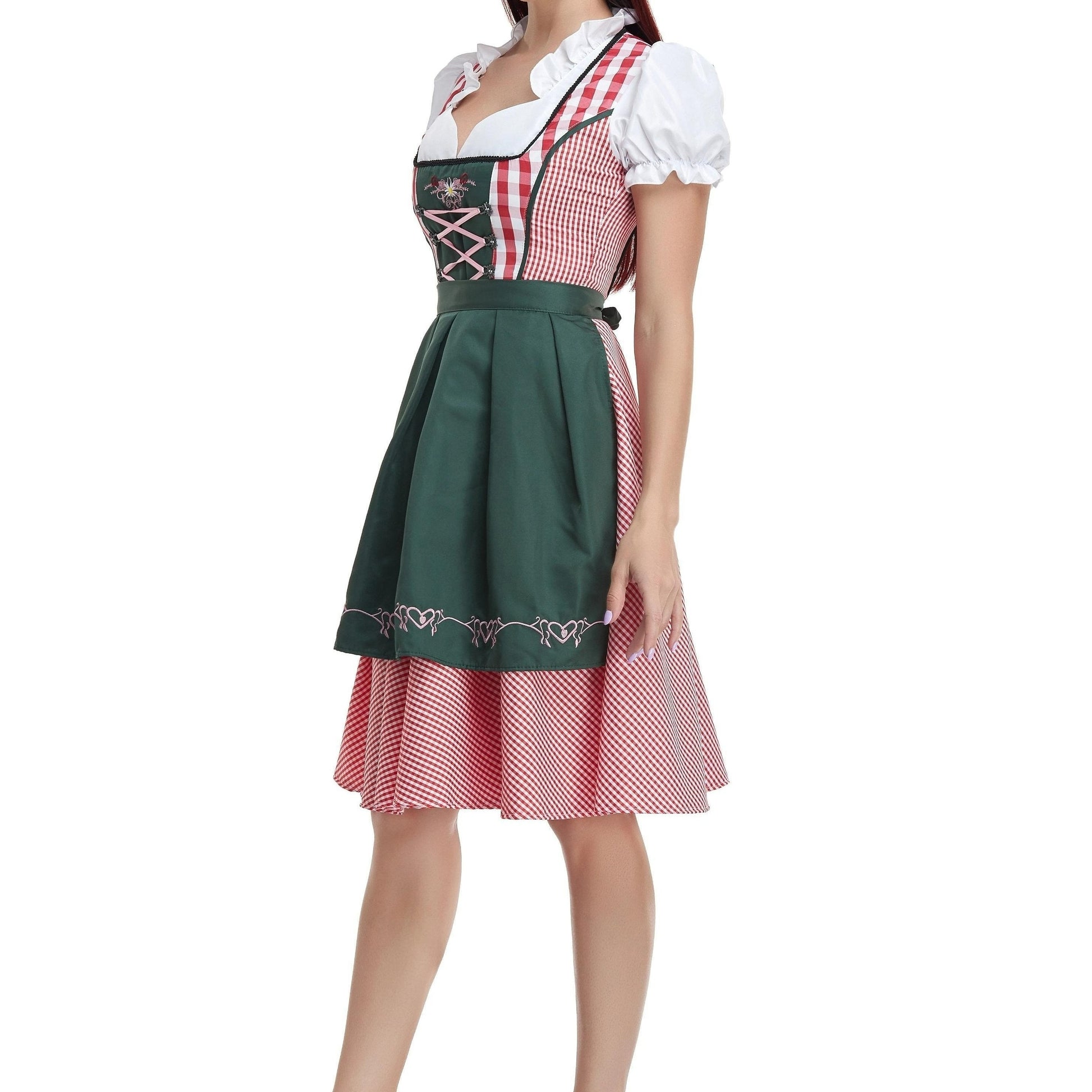 Beierse Dirndl jurk van kwaliteitskatoen - Voor een stijlvolle Oktoberfest look! afbeelding 6