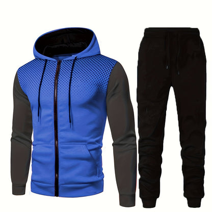 2-delige heren trainingspak set met hoodie en joggingbroek