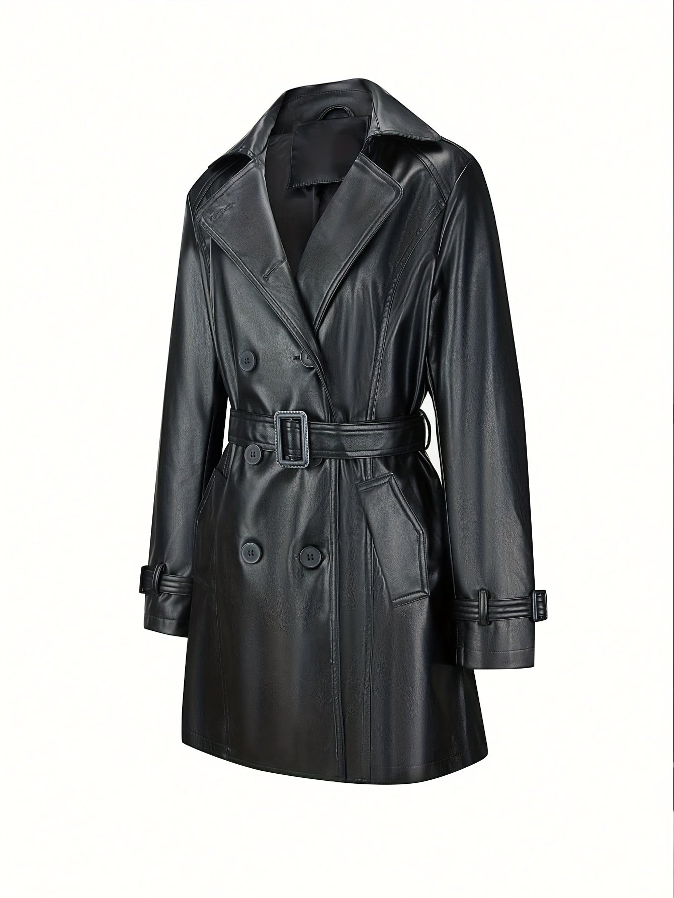 Elegante en tijdloze vintage trenchcoat van katoenmix | Voorjaar & herfst must-have afbeelding 3