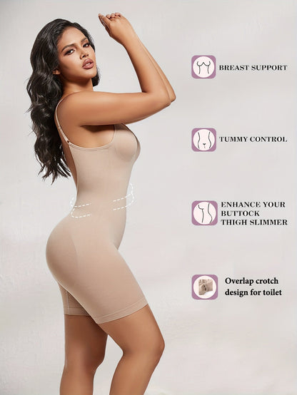 Naadloze body shaper voor plus size dames | Hoogwaardige katoenmix | Luna Geef je lichaam de ondersteuning die het verdient met de elegante en comfortabele Luna body shaper. Gemaakt van ademend katoen voor een strakke, verfijnde look, perfect voor elke gelegenheid. Ontdek de ultieme mix van comfort en stijl! afbeelding 7