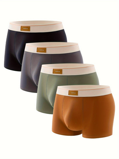 Comfortabele en ademende katoenen heren boxershorts 4-pack