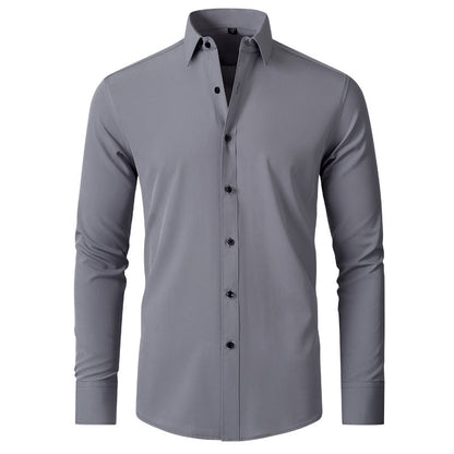 Niels | Effen kleur button-down heren overhemd