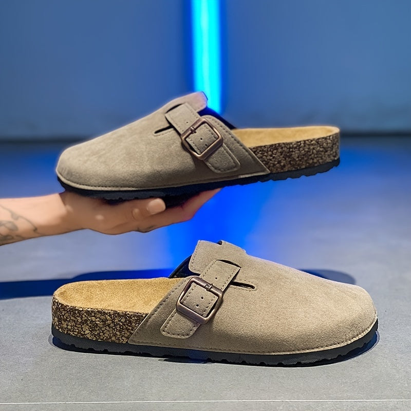 Retro heren mules: stijlvol en comfortabel, ideaal voor elk seizoen! Ontworpen voor de moderne man met een liefde voor vintage stijl - Shop nu! afbeelding 1