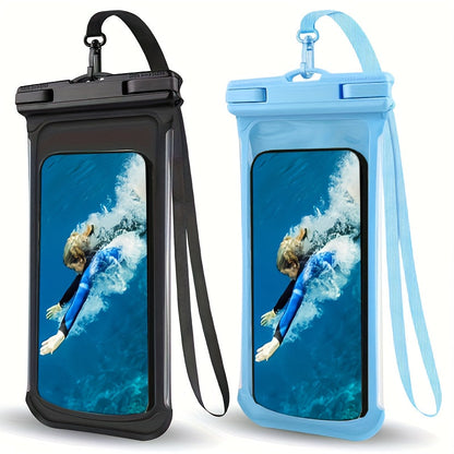 Waterdicht Telefoonzakje met Nekband - Bescherming voor je Smartphone Ongeacht het Weer! afbeelding 1