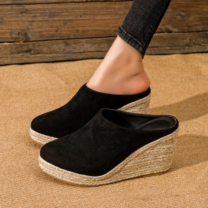 Stijlvolle espadrille hakken zonder achterbandje - luxe comfort voor elke gelegenheid afbeelding 1