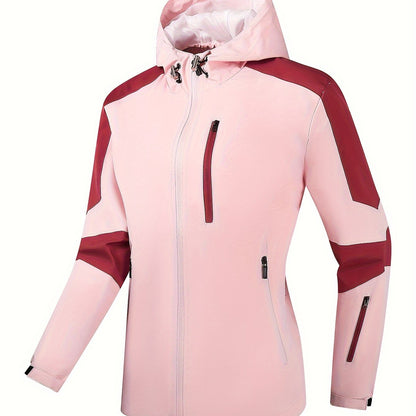 Sportieve colorblock hoodie in grote maten afbeelding 11