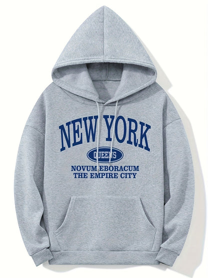 Stijlvolle New Yorkse hoodie van zachte katoenmix - perfect voor elk seizoen! 🗽👕 afbeelding 6