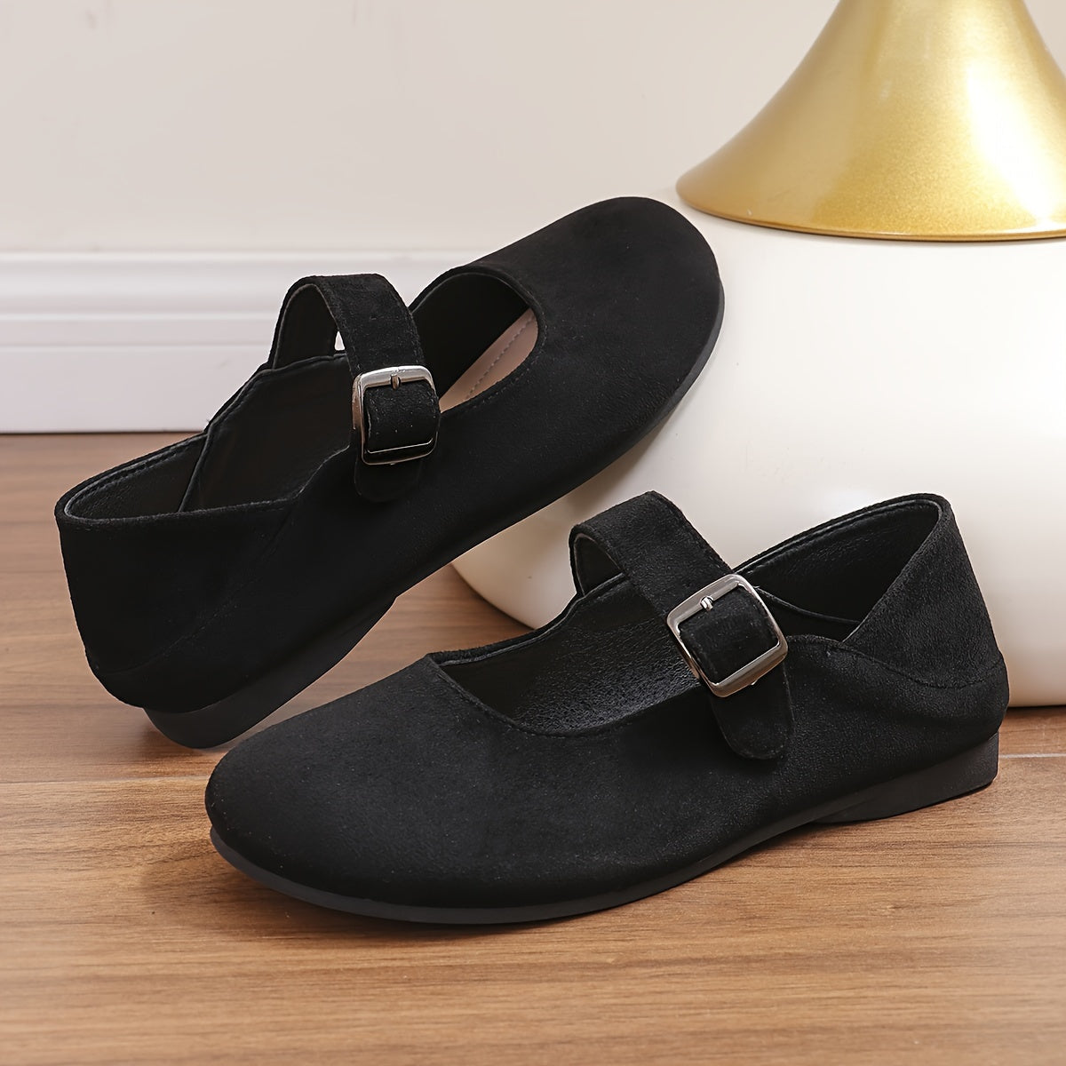 Chique en comfortabel: Klassieke balletflats met enkelbandje - Shop nu! afbeelding 7