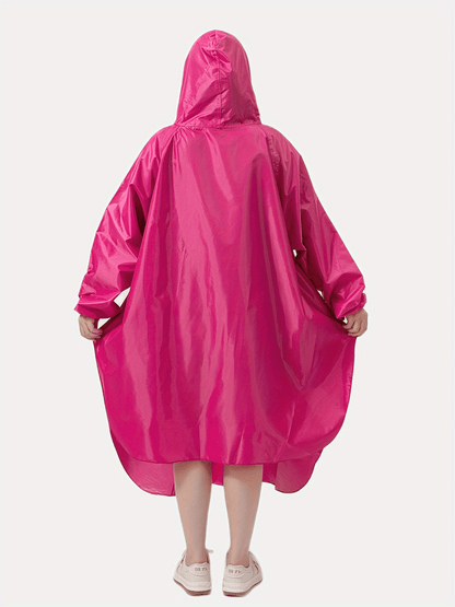 Stijlvolle regenponcho - ideaal voor heren en dames! Beschermt tegen regen en gemaakt van hoogwaardig materiaal. Perfect voor elk seizoen! afbeelding 6