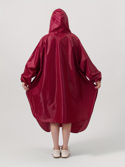 Stijlvolle regenponcho - ideaal voor heren en dames! Beschermt tegen regen en gemaakt van hoogwaardig materiaal. Perfect voor elk seizoen! afbeelding 7