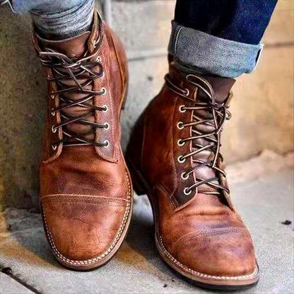 Lars | Heren veterboots retro stijl