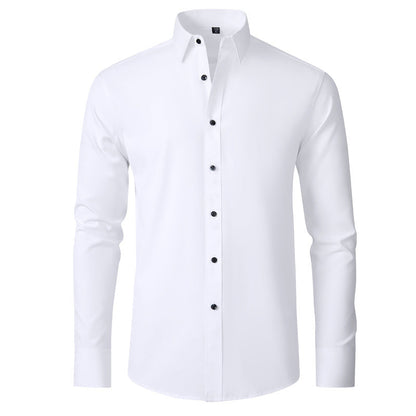 Niels | Effen kleur button-down heren overhemd